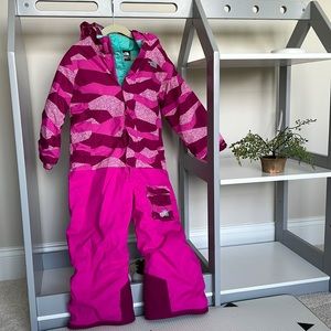 The north face one piece winter snow suit